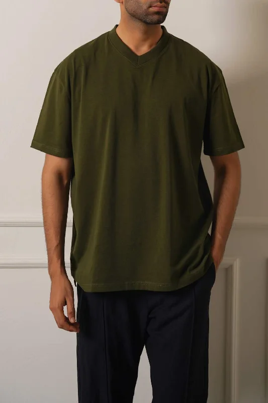 Men's Shirts with UV ProtectionV-NECK TEE