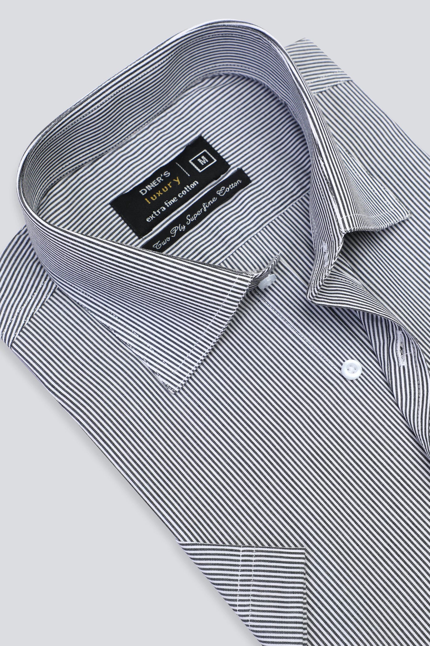 Men's Vintage T-Shirts for a Retro VibeBlack Stripes Formal Shirt (Half Sleeves)