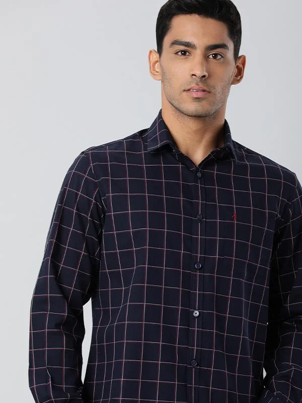 Men's Insulated Shirts for Cold WeatherMen Checked Full Sleeve Cotton Shirt
