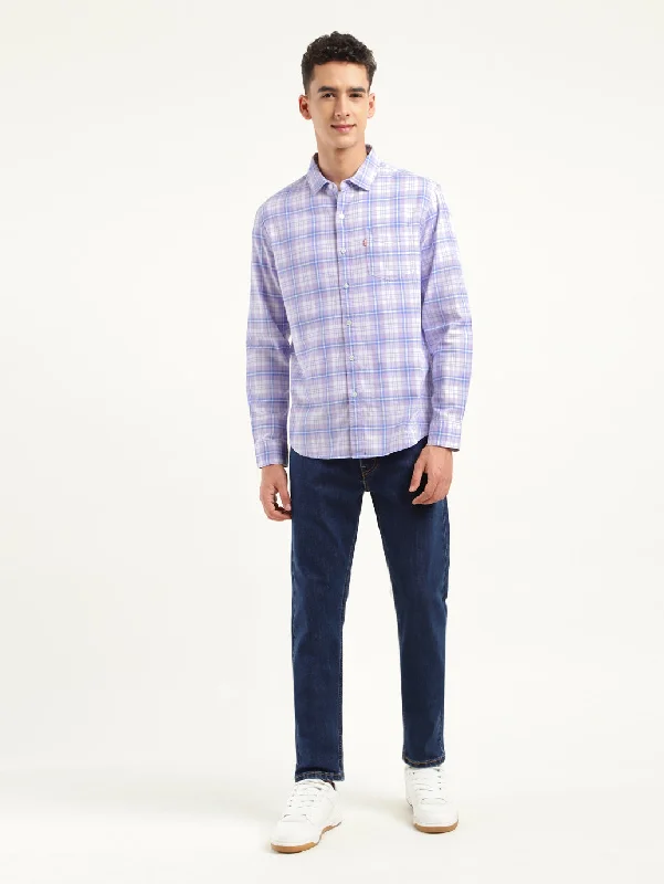 Men's Cowboy Shirts for Western StyleMen's Checkered Spread Collar Shirt