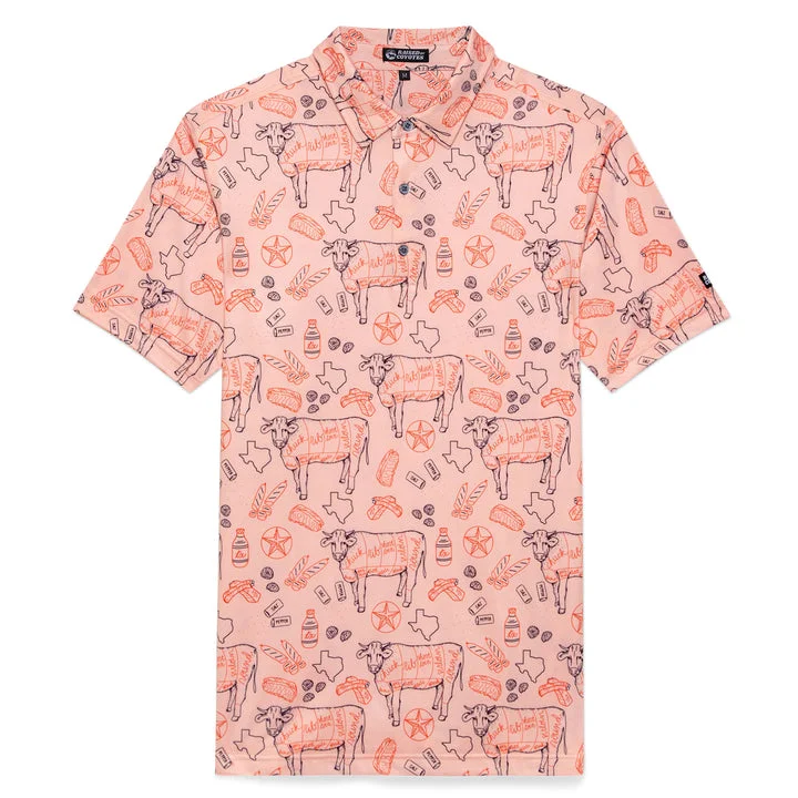 Men's Relaxed-Fit Shirts for Casual ComfortTexas BBQ Polo