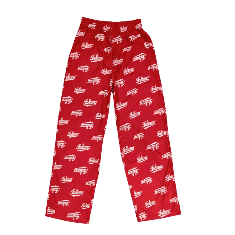 Men's Custom-Fit Pants for a Personalized TouchKids' (Junior) Indiana Hoosiers Bloomington Printed Sleep Pant (KD8LF4 85)